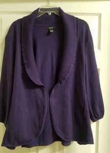 Alfani blouse can be used over shirt or camisole.